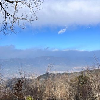 八ヶ岳も見えず