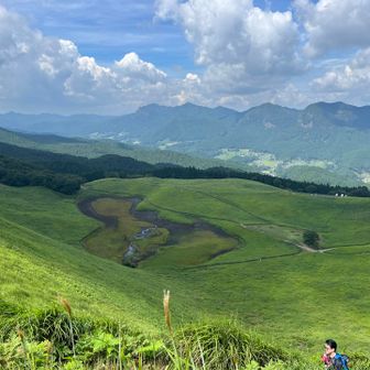 稜線到着
それにしても絶景