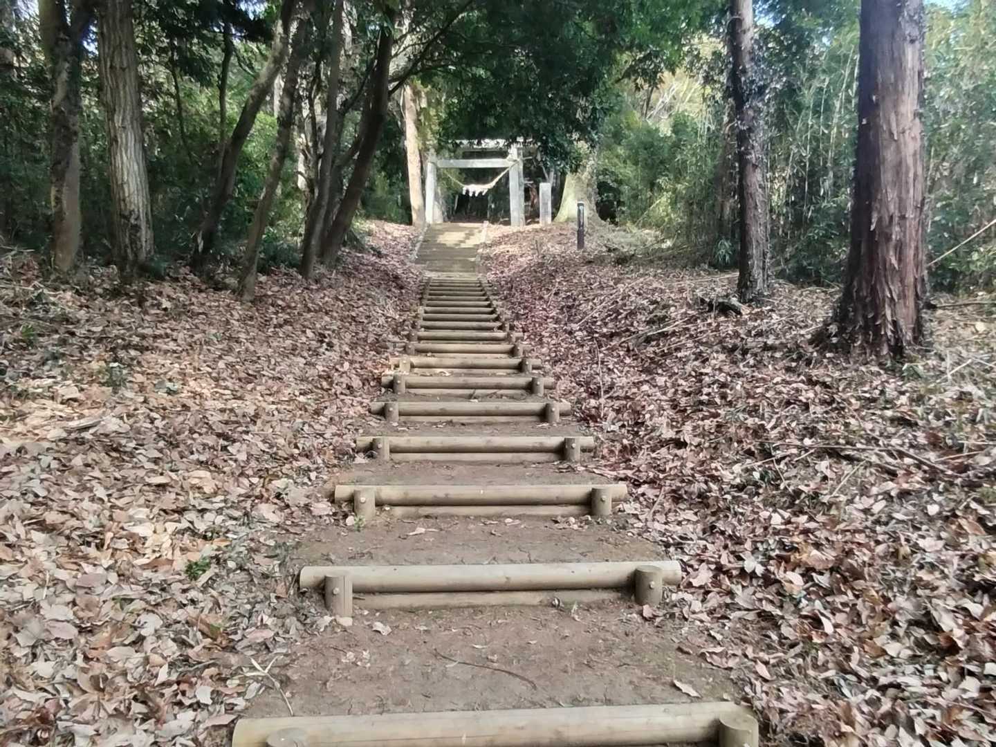 参道を登ります。