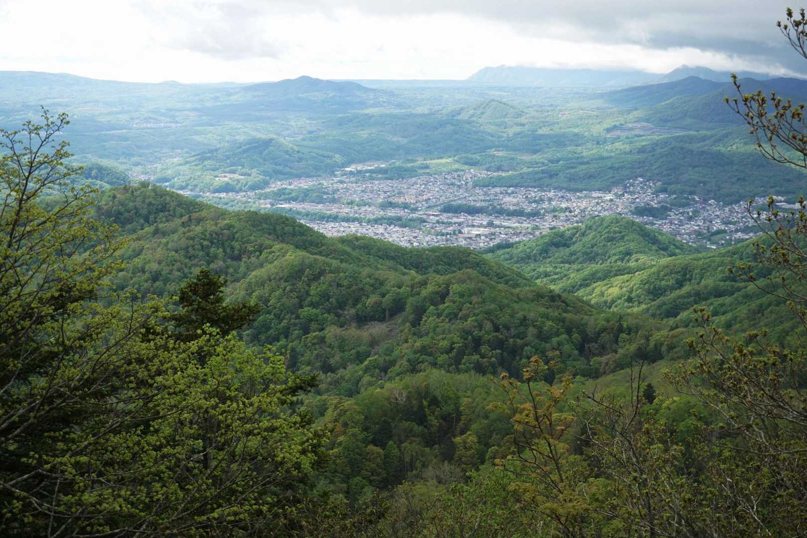 中ノ沢登山口-三角山-砥石山 往復コースの写真