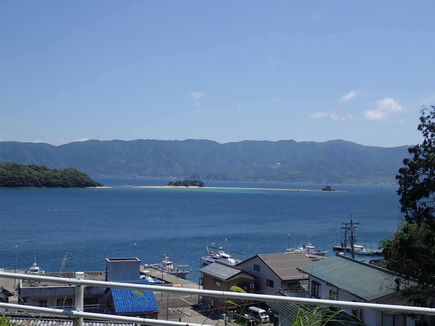 海岸線に出ました