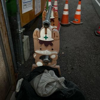 ぐんまちゃんの工事バリケード…
あらゆるものがぐんまちゃん😁