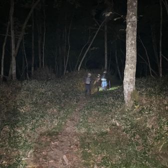 翌朝は早めの下山を考慮して3時頃に出発