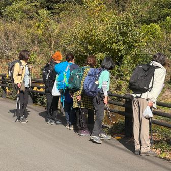 川にズガニ🦀　　いるようです。
