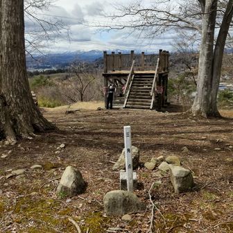 蘭梅山山頂、展望台は立入禁止になっていました😅