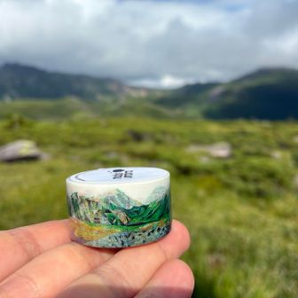 雲ノ平山荘でかわいいマスキングテープ購入🤩