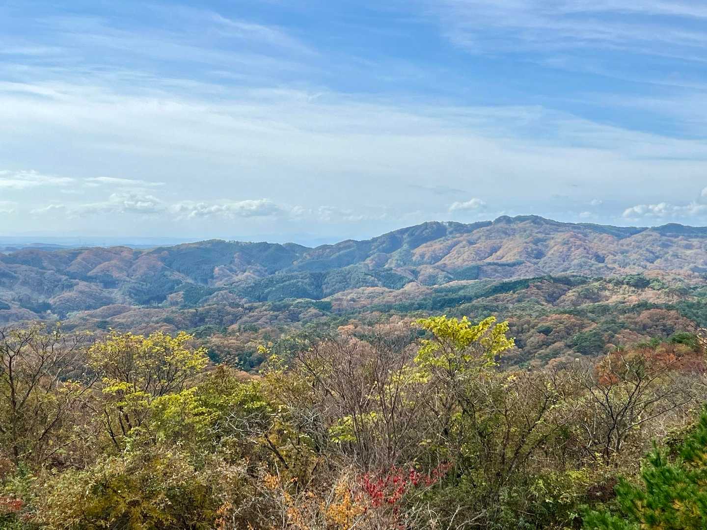 土岳からの眺め⛰️気持ちいい😃