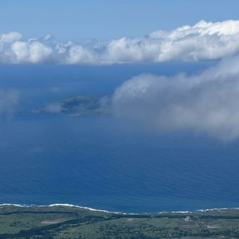 礼文島まで良く見える