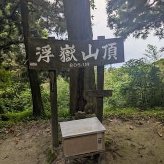 山頂付近のアブ攻撃がヤバイ。アブにアームカバーの上から３回刺された😱
