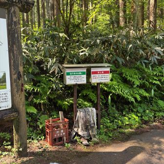 登山届けと協力金はこちらへ