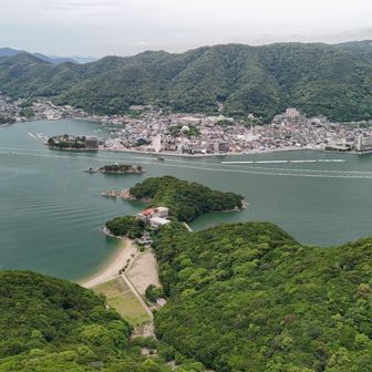 大弥山から鞆の浦