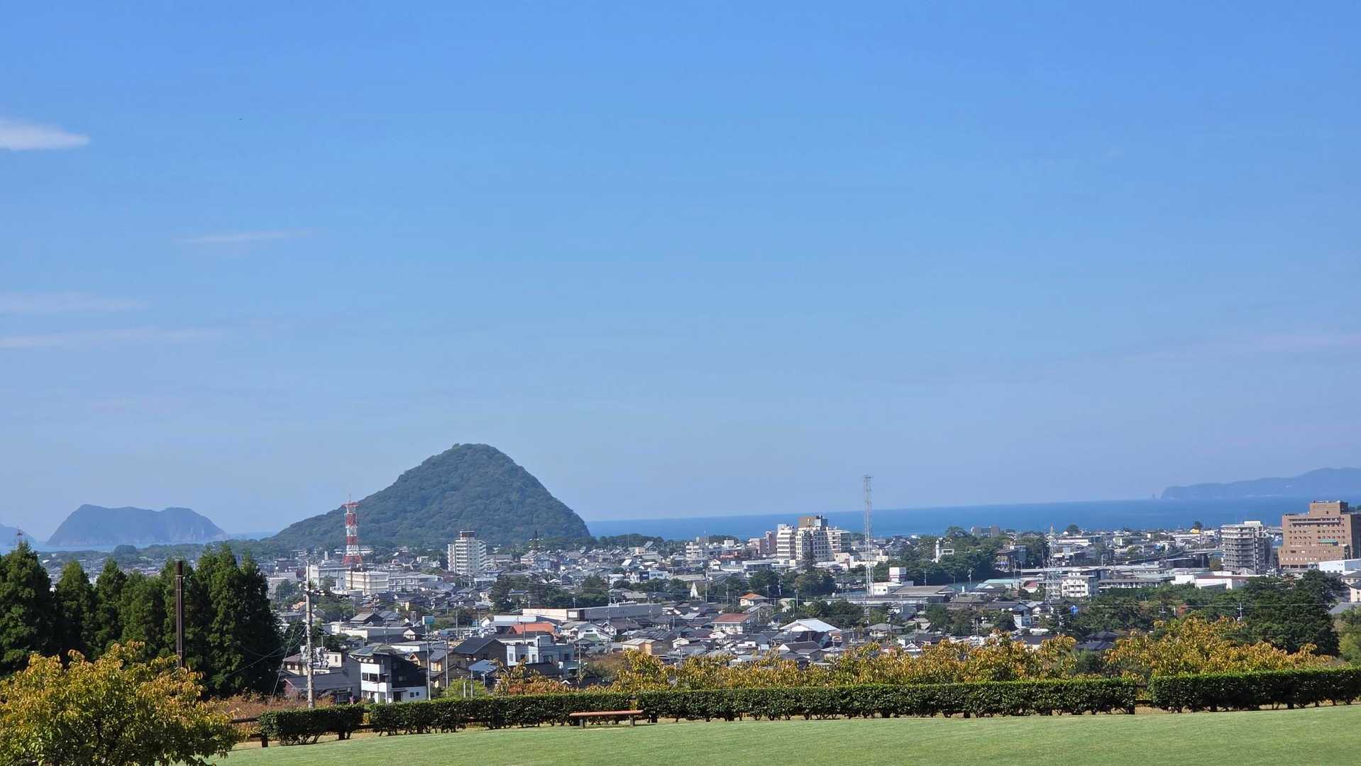 駐車場からの景色