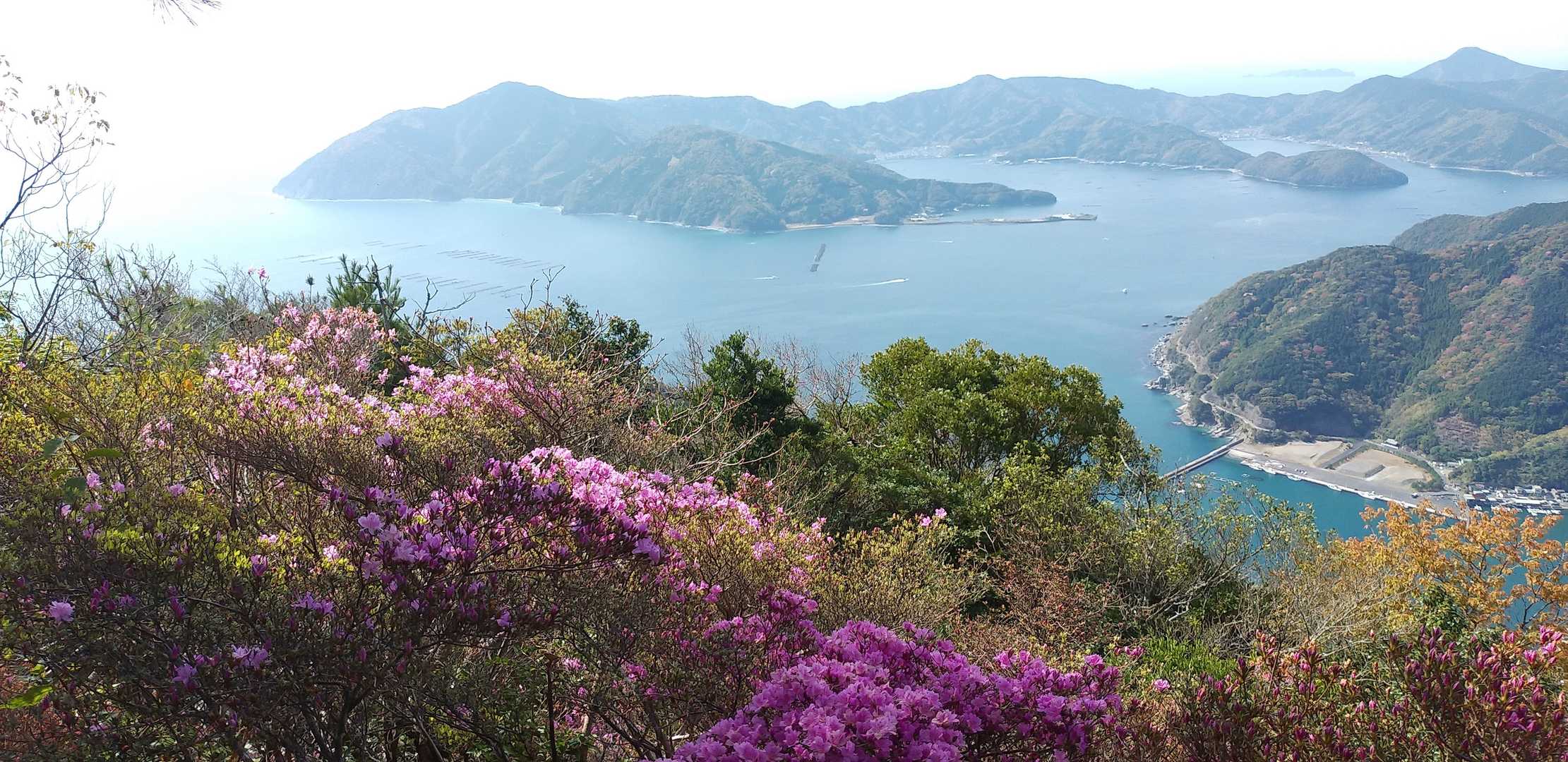 石鎚山からの景色