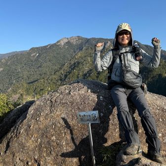 やりました！モッチョム岳に無事到着です😍