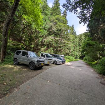 裏参道駐車エリアは満車