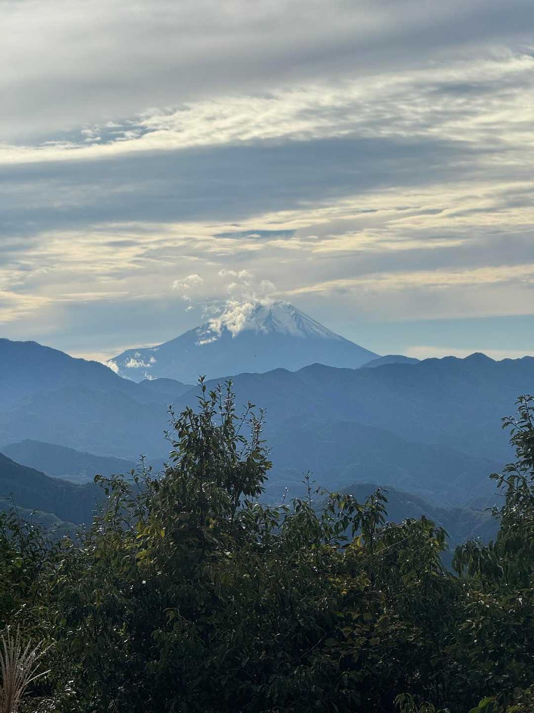 一丁平からの富士山🗻