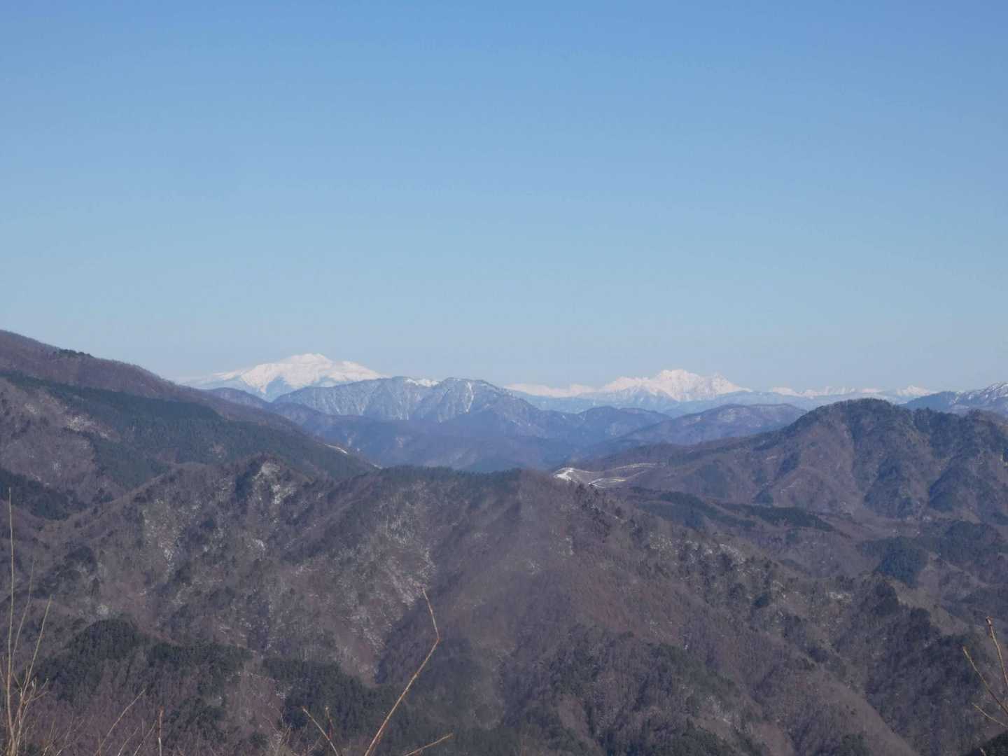 横岳-大川入山-蛇峠山 周回コースの写真