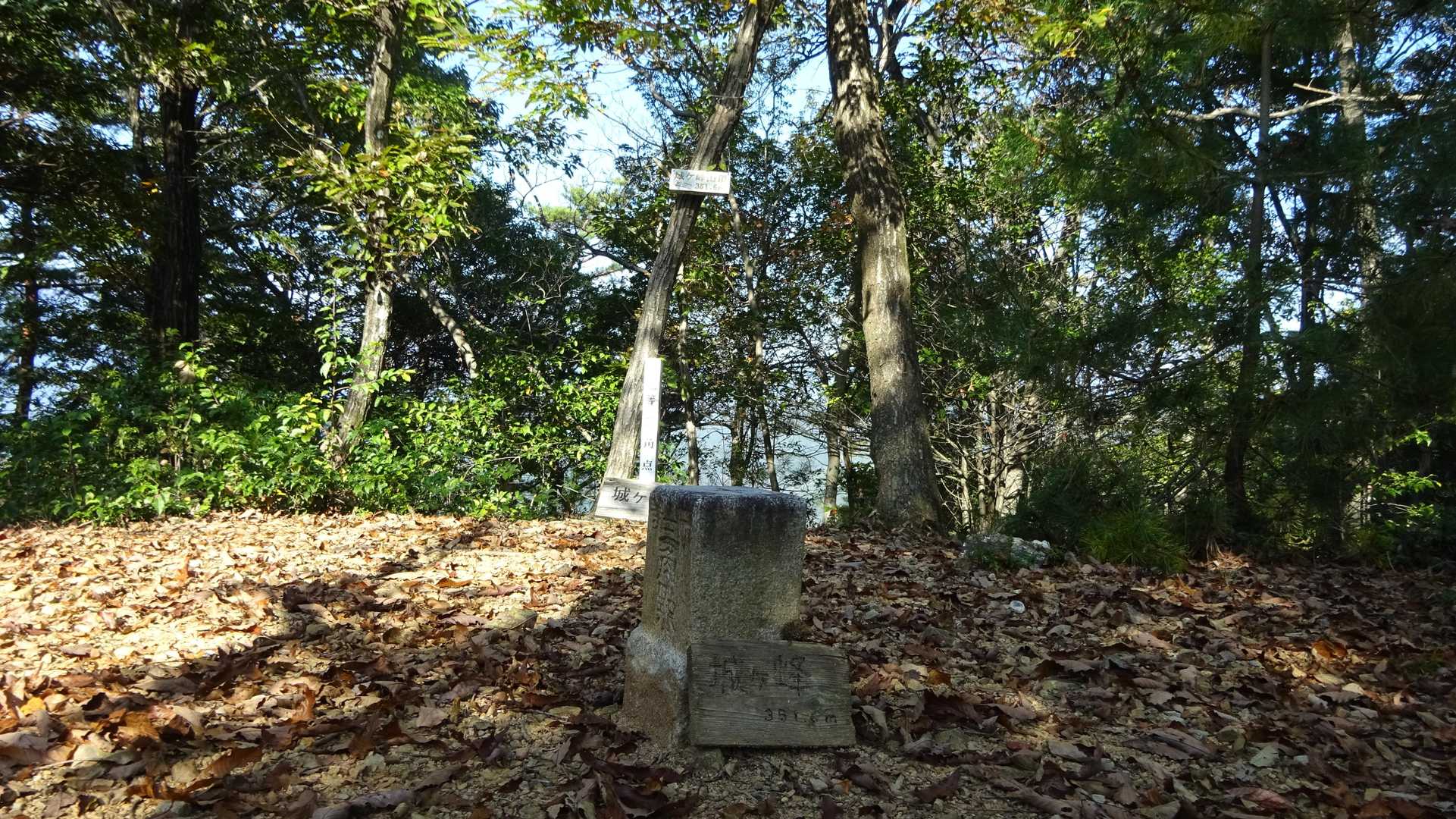 と～うちゃこ☺✌	
城ケ峰(351.5m)
基準点種別: 二等三角点
点名: 深坂
基準点コード: TR25336240701