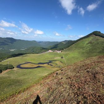 亀山付近からの亀池
このあたりが景観ピーク