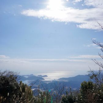 今日は景色が白っぽくみえます。