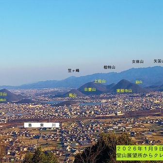 2026年干支の山「馬山」へ （高松クレーター5座を歩く