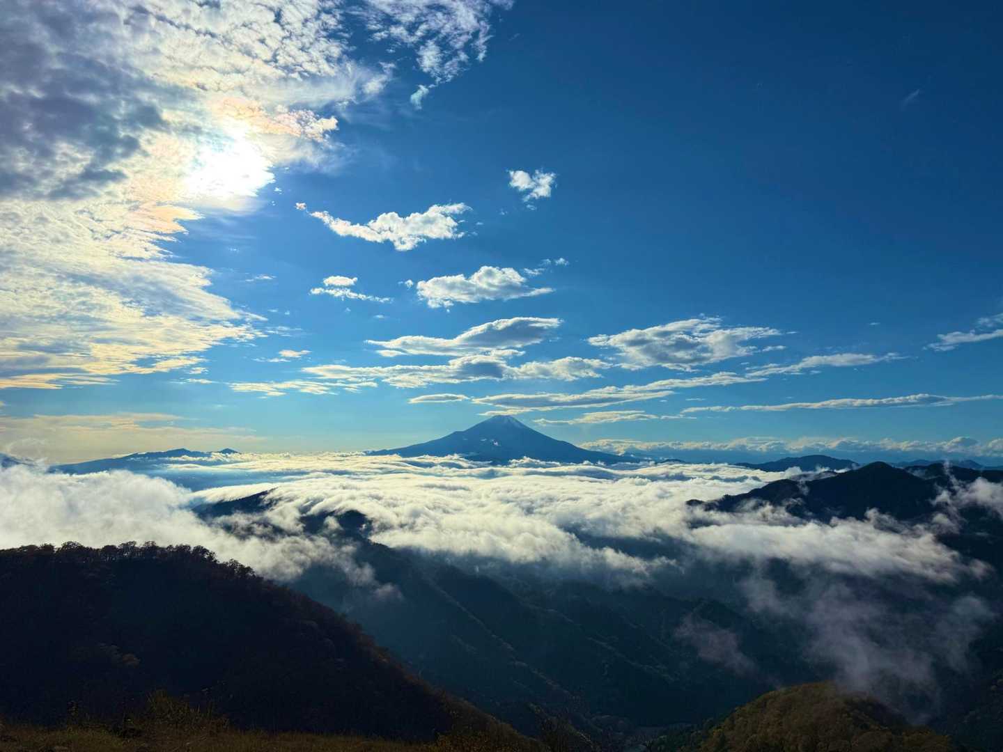 大倉バス停-観音茶屋-堀山-花立ノ頭-塔ノ岳-日高-竜ヶ馬 往復コースの写真
