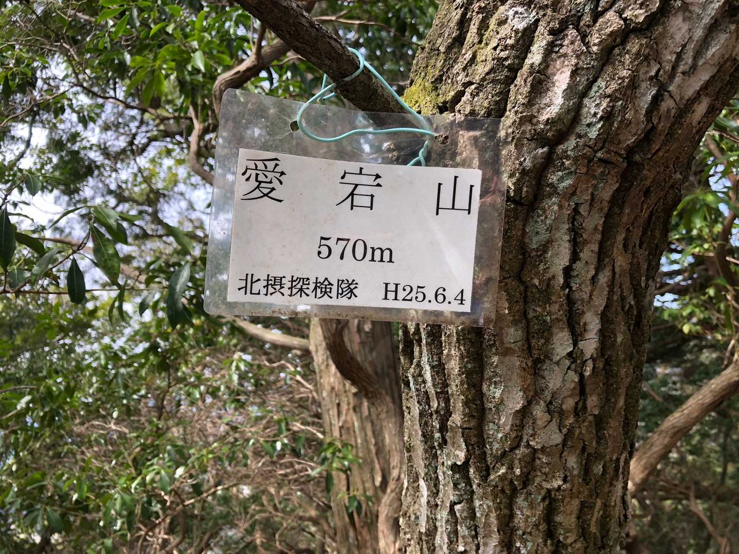 やっぱり山の名前は愛宕山⛰