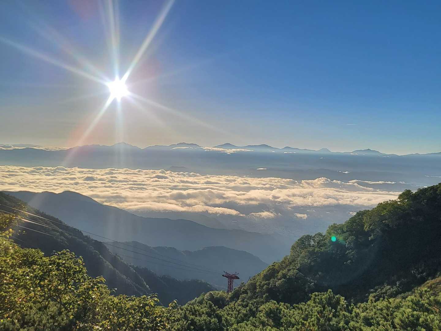 千畳敷駅-島田娘-濁沢大峰-檜尾岳 往復コースの写真