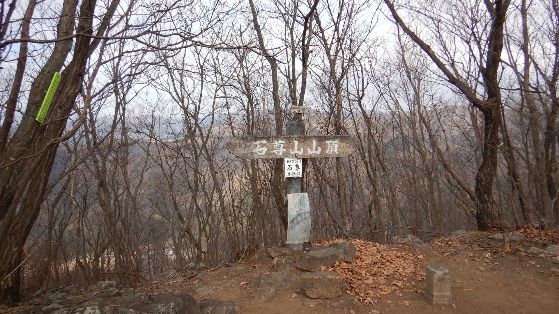 ほどなく、石尊山到着です⛰️