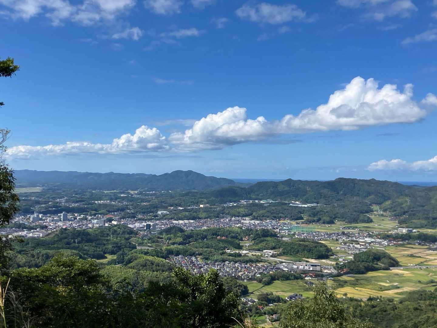 途中の市内の景色