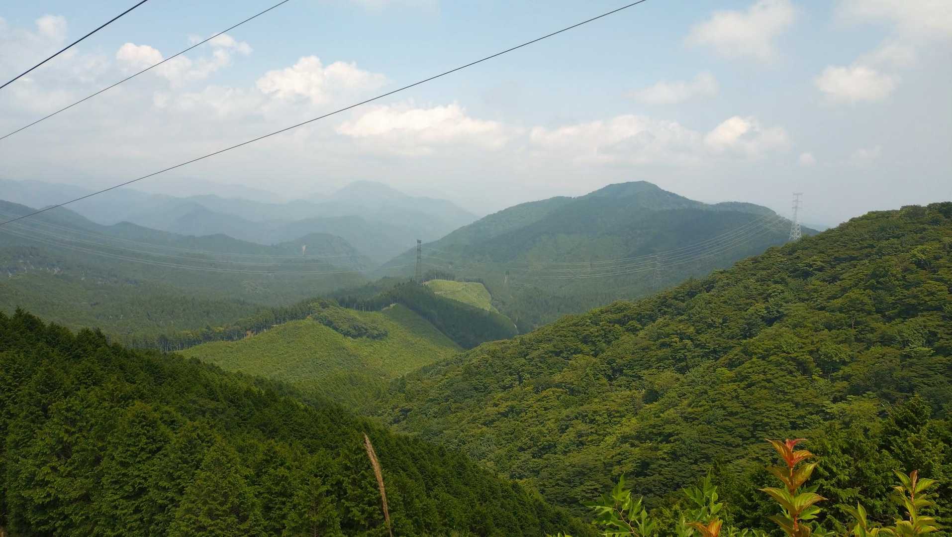 舗装路の県道から湯船山⛰️
舗装路とはいえ傾斜は13%😵‍💫💦
更に、この県道には18%の箇所も‼️😳
私が毎日坂道トレーニングで上り下りしているシャトー酒折ワイナリーの坂道（16%）より急ですと⁉️😱⚠️