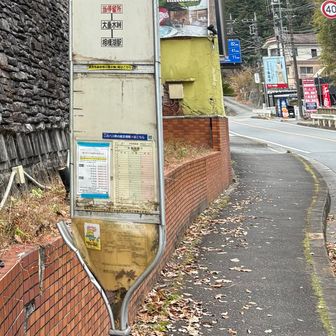 関東ふれあいの道は、ここ梅の木平バス停🚏がスタート