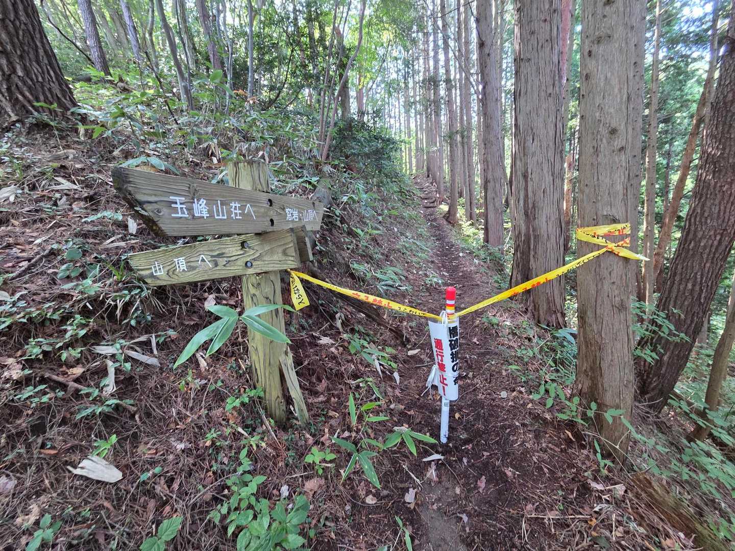 橋が使えないとのこと
通行止めでした