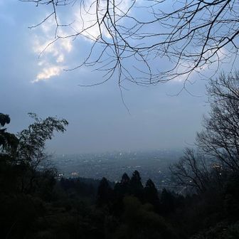 立山連峰やっぱり見えない