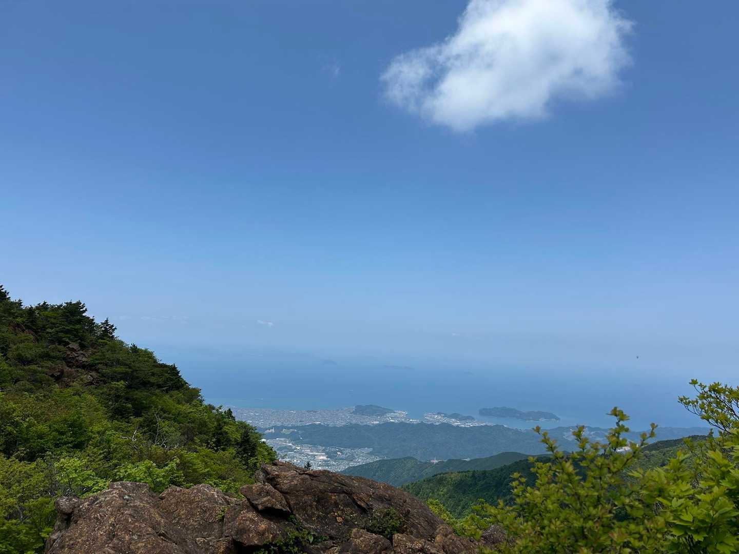 岩場からの眺望🙆
