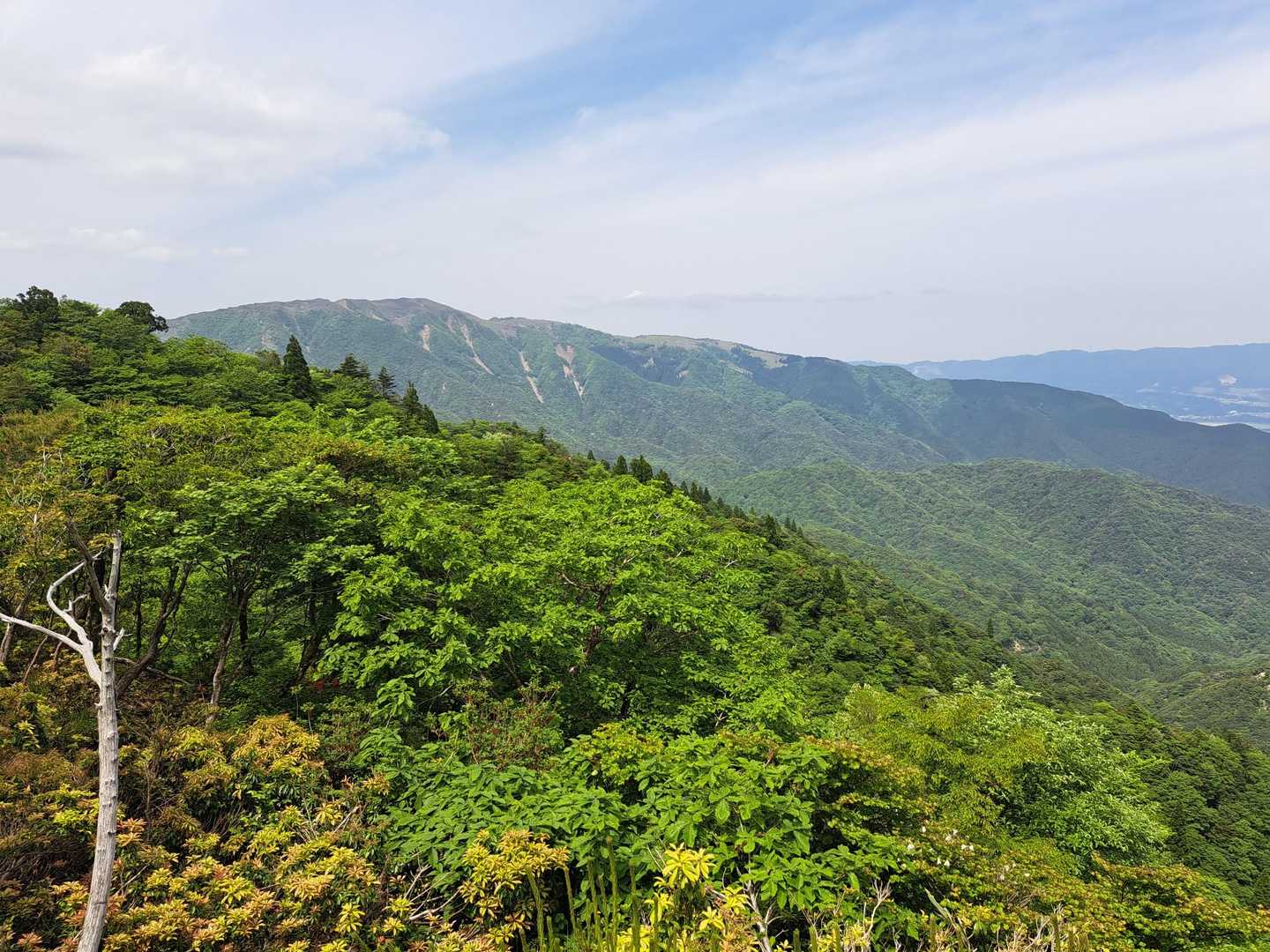 石榑峠-三池岳 往復コースの写真
