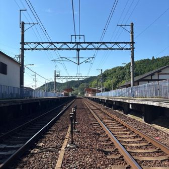 千早口駅に無事到着。
電車行ったばかりなのか、少し待つ。
のんびりゆっくりな時間過ごせました🥰

みやちゃーん、付き合ってくれてありがとう😊