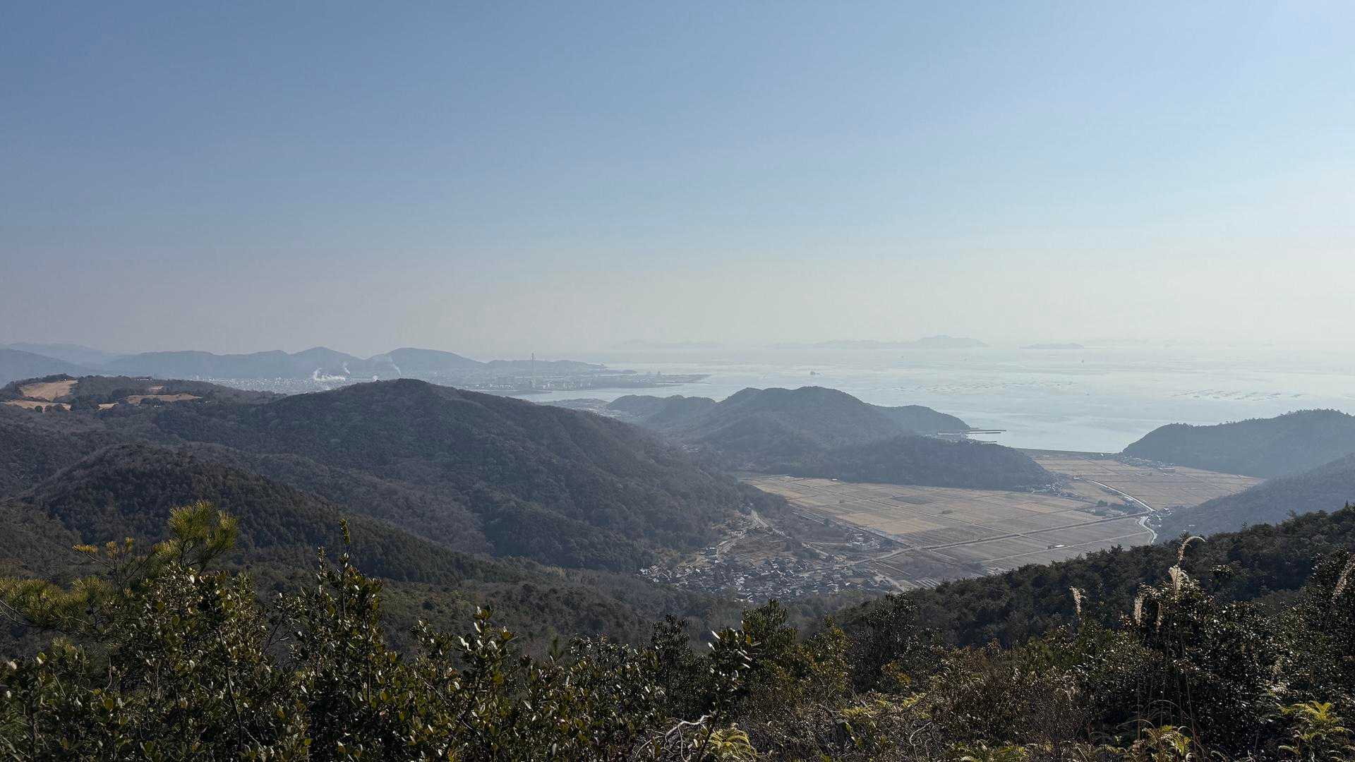 毘沙門山にて