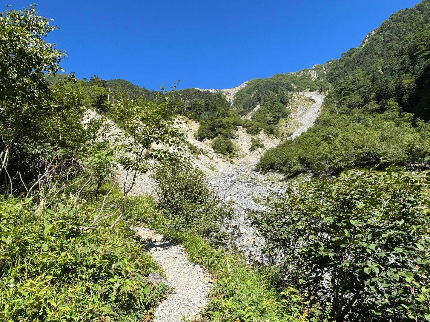奈良田バス停-ゲート-大門沢登山道入口-農鳥岳 往復コースの写真