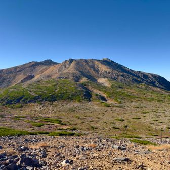 振り返って御嶽山
