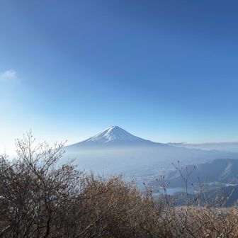 見晴らし場から見える富士山