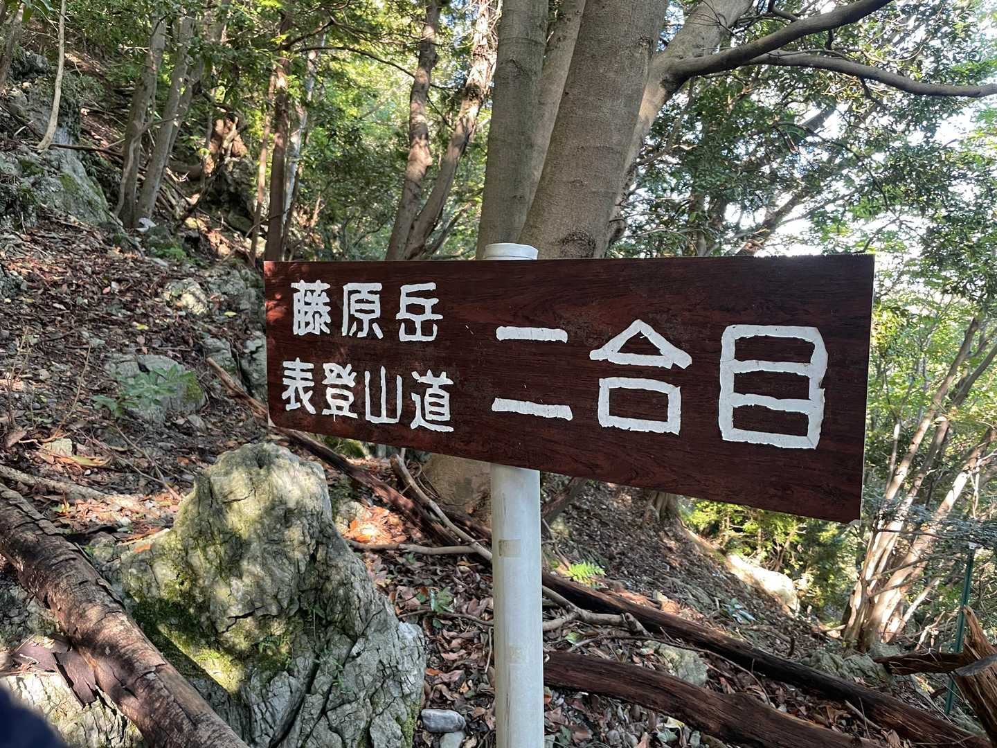 大貝戸ルート-藤原岳-天狗岩 往復コースの写真