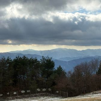 美しく連なる山々です