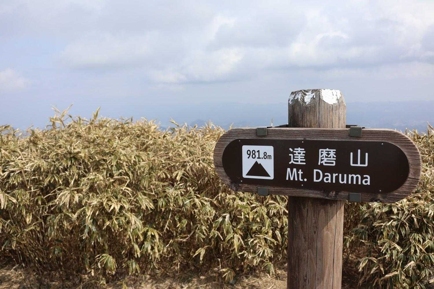 金冠山〜小達磨山〜達磨山〜古稀山〜伽藍山　往復コースの写真