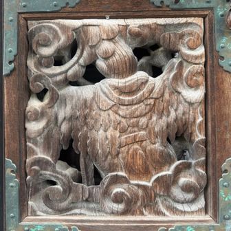 迦陵頻伽(がりょうびんが)の彫刻