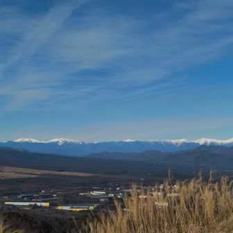 南アルプス良く見える