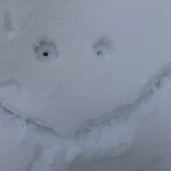 ちょっとアメリカンなニコちゃんになっちゃった