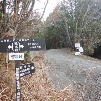 駅からショートカットルートで吉川峠