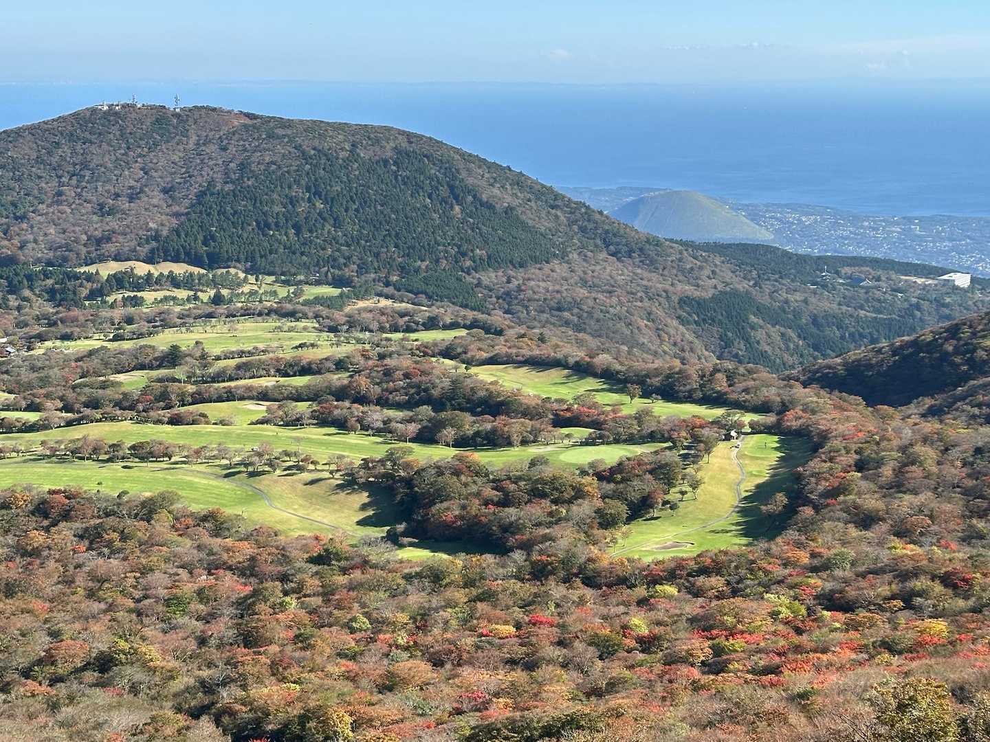 右後ろが大室山⛰️