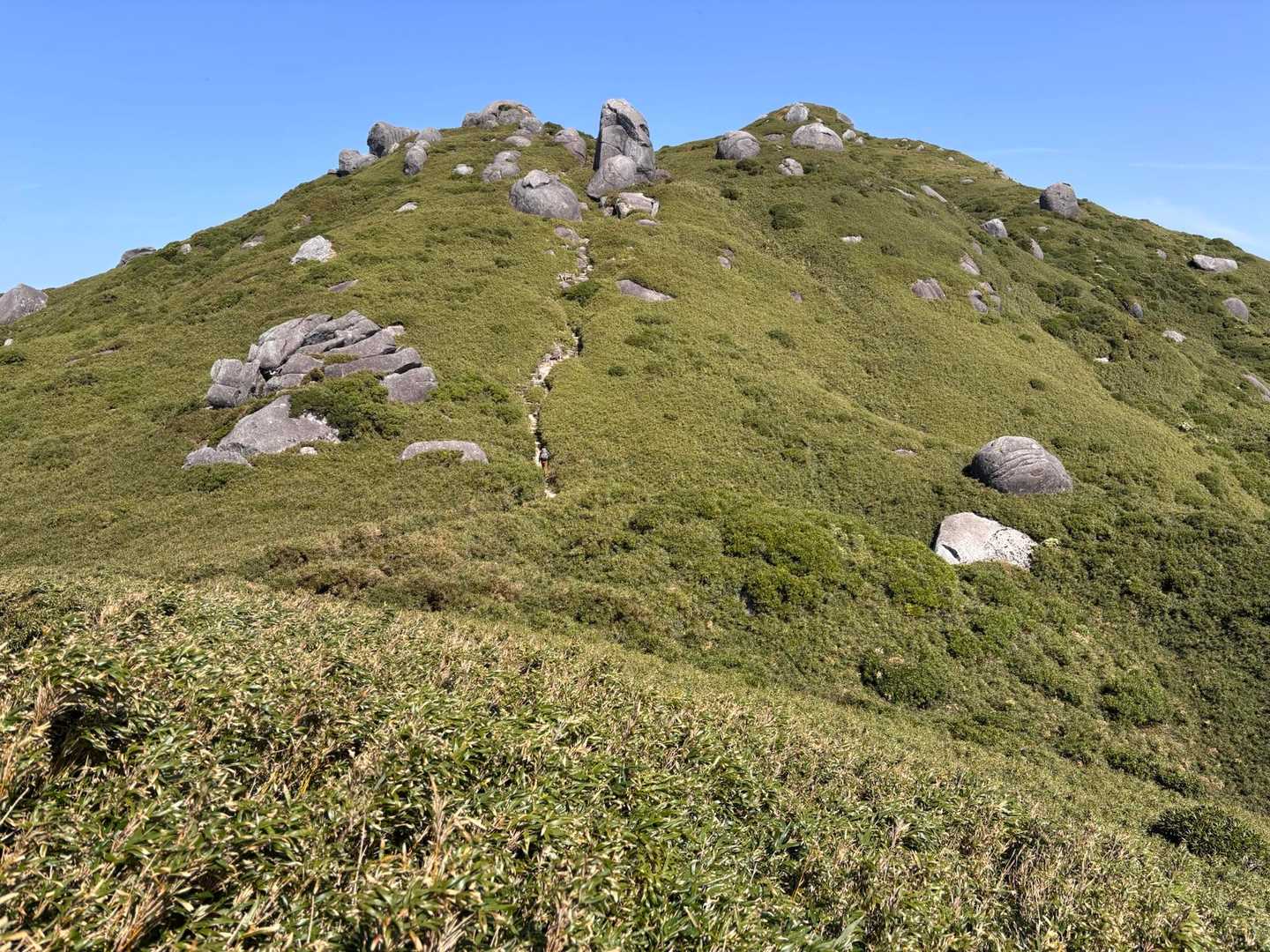 栗生岳から宮之浦岳